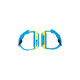 Смарт часы AmiGo GO008 MILKY Glory Blue/Yellow