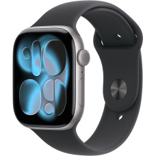 Смарт годинник Apple Watch Series 11 GPS 42mm Space Grey Alu. Case w. Black S. Band - M/L (MEQX4RK/A)