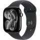 Смарт часы Apple Watch Series 11 GPS 42mm Jet Black Alu. Case w. Black S. Band - S/M (MEQT4)