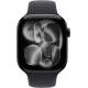 Смарт часы Apple Watch Series 11 GPS 42mm Jet Black Alu. Case w. Black S. Band - S/M (MEQT4)