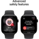 Смарт часы Apple Watch Series 11 GPS 42mm Jet Black Alu. Case w. Black S. Band - S/M (MEQT4)