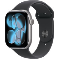 Смарт годинник Apple Watch Series 11 GPS 46mm Space Grey Alu. Case w. Black S. Band - S/M (MEV04RK/A)