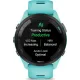 Смарт часы Garmin Forerunner 265 Black Bezel with Aqua Case and Aqua/Black Silicone Band (010-02810-12)