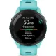 Смарт часы Garmin Forerunner 265 Black Bezel with Aqua Case and Aqua/Black Silicone Band (010-02810-12)
