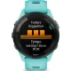 Смарт часы Garmin Forerunner 265 Black Bezel with Aqua Case and Aqua/Black Silicone Band (010-02810-12)