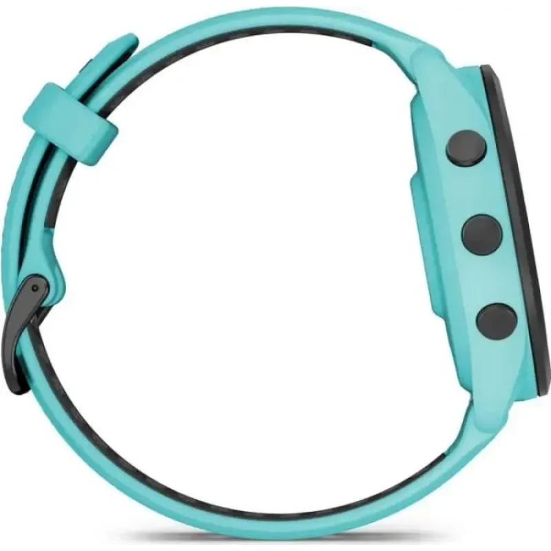 Смарт часы Garmin Forerunner 265 Black Bezel with Aqua Case and Aqua/Black Silicone Band (010-02810-12)