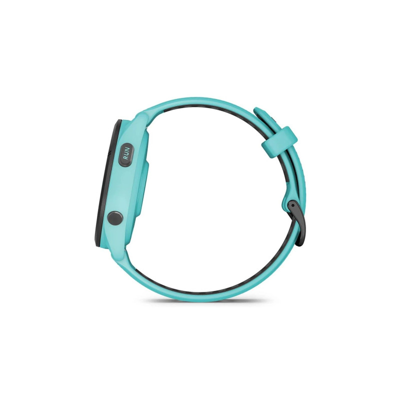 Смарт часы Garmin Forerunner 265 Black Bezel Aqua/Black Silicone Band (010-02810-52)
