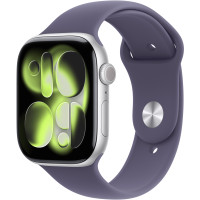 Смарт годинник Apple Watch Series 11 GPS 46mm Silver Alu. Case w. Purple Fog S. Band - M/L (MEVA4RK/A)