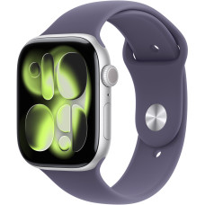 Смарт годинник Apple Watch Series 11 GPS 46mm Silver Alu. Case w. Purple Fog S. Band - M/L (MEVA4RK/A)