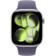 Смарт годинник Apple Watch Series 11 GPS 46mm Silver Alu. Case w. Purple Fog S. Band - M/L (MEVA4RK/A)