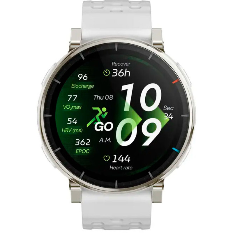 Смарт годинник Amazfit Active 3 Premium Aero White (W2559GL3N)