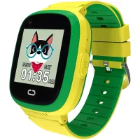 Смарт часы Canyon Sunny KW-48 Video 4G GPS Games Music Yellow/Green (CNE-KW48YG)