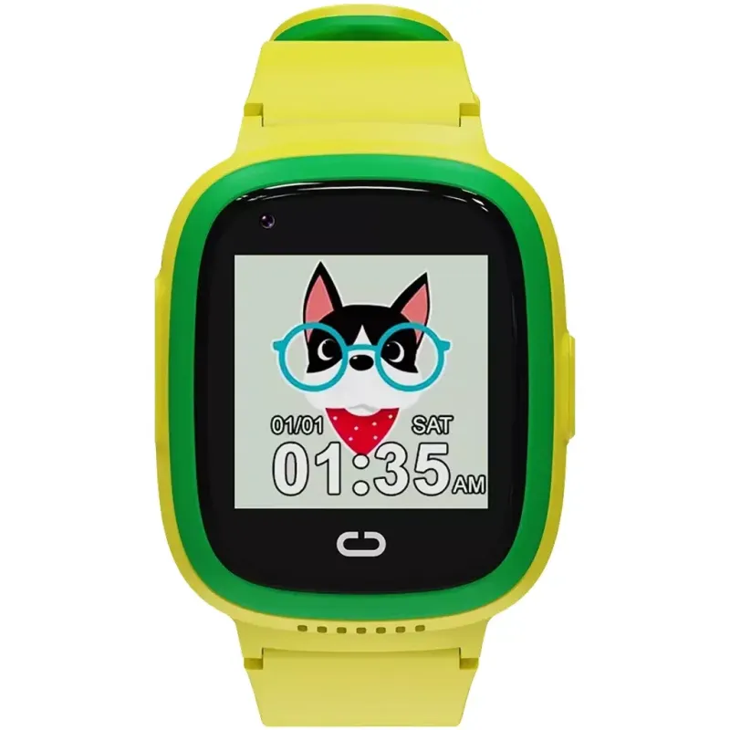 Смарт часы Canyon Sunny KW-48 Video 4G GPS Games Music Yellow/Green (CNE-KW48YG)