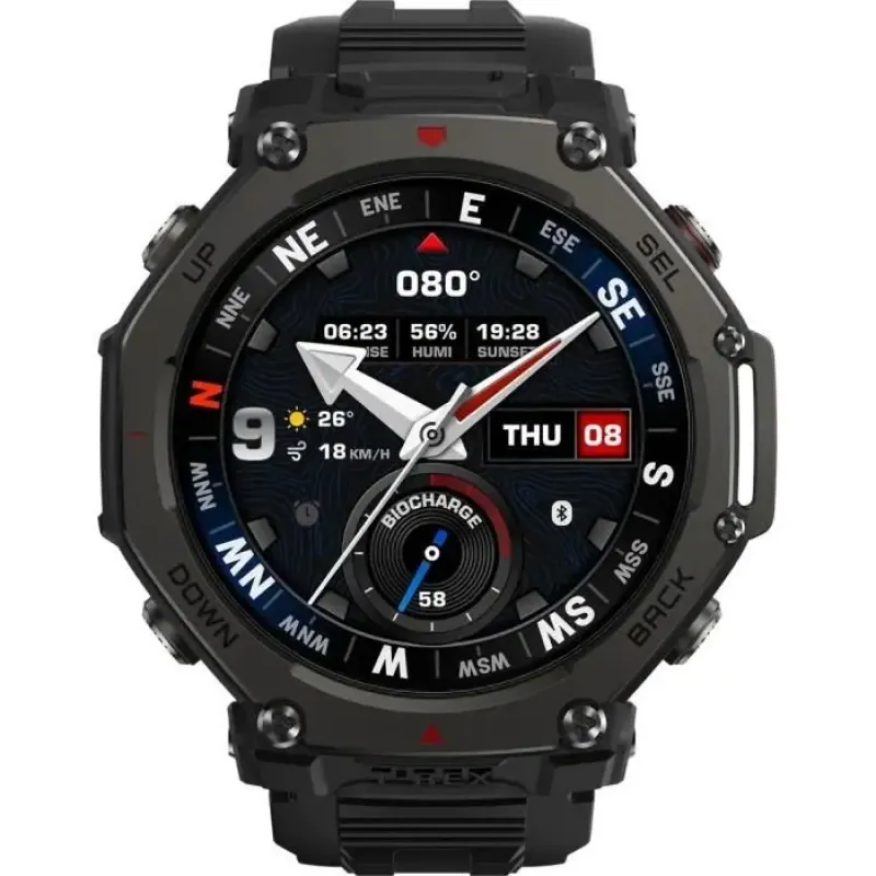 Смарт годинник Amazfit T-Rex 3 Pro 48mm Black (W2444OV1N)