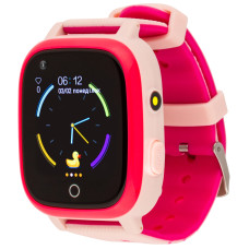 Смарт часы AmiGo GO005 4G WIFI Thermometer Pink