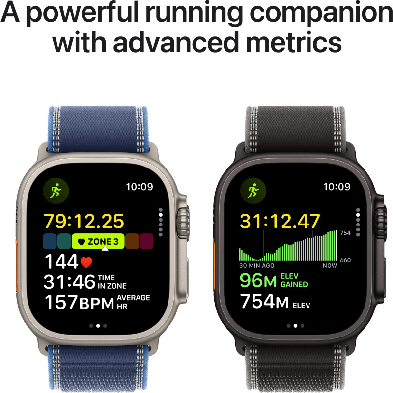 Смарт годинник Apple Watch Ultra 3 GPS + Cellular 49mm Black Tit. Case w. Black Ocean Band (MF0J4QP/A)