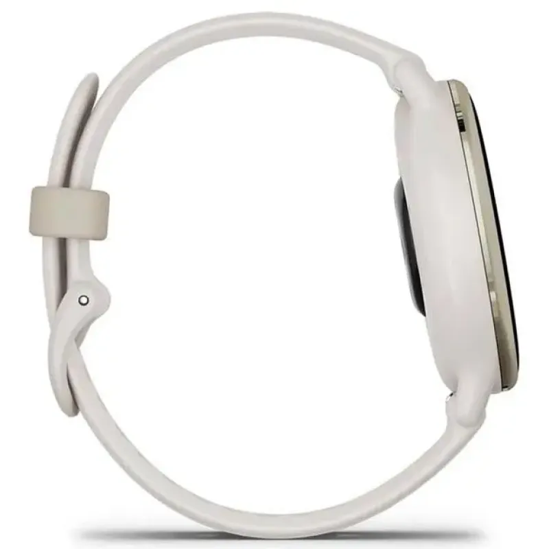 Смарт часы Garmin vivoactive 5 Cream Gold Aluminum Bezel with Ivory Case and Silicone Band (010-02862-11/5B)