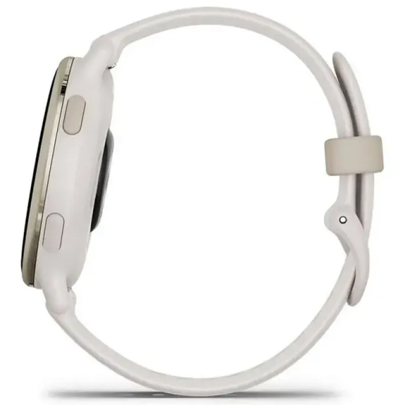 Смарт часы Garmin vivoactive 5 Cream Gold Aluminum Bezel with Ivory Case and Silicone Band (010-02862-11/5B)
