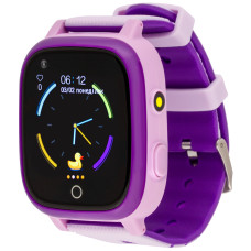 Смарт часы AmiGo GO005 4G WIFI Thermometer Purple