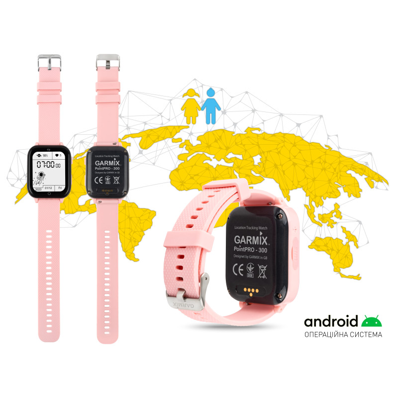Смарт годинник GARMIX PointPRO-300 4G PINK