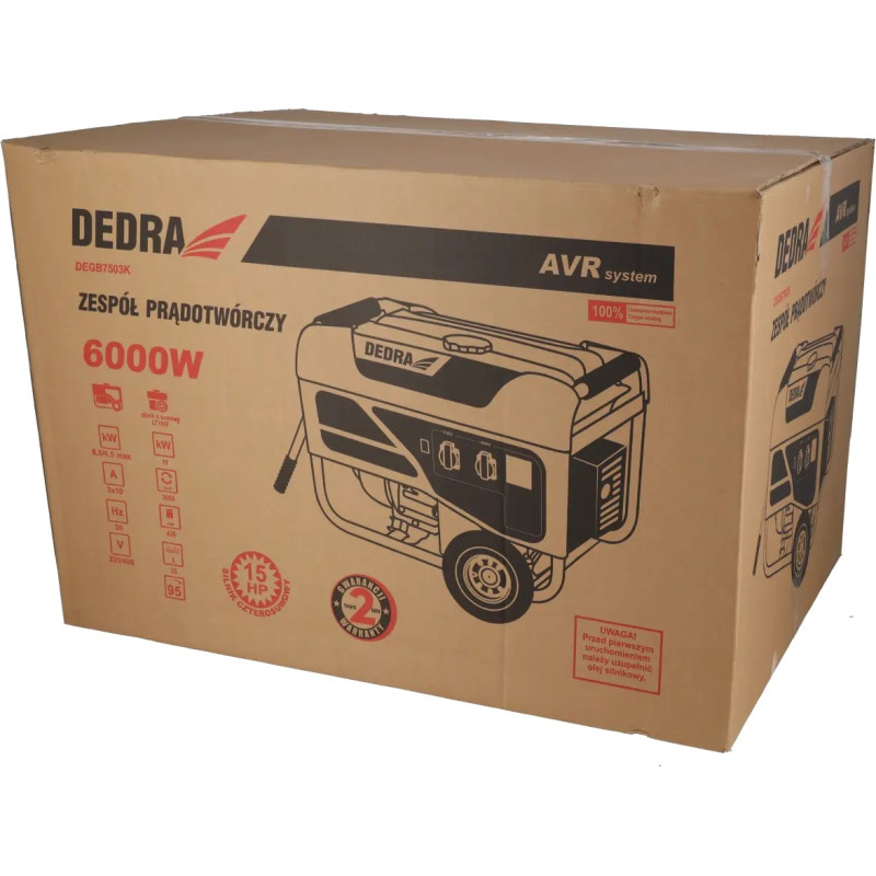 Генератор Dedra DEGB7503K