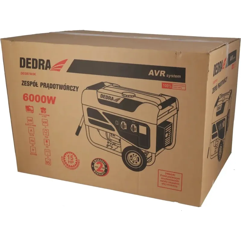 Генератор Dedra DEGB7503K