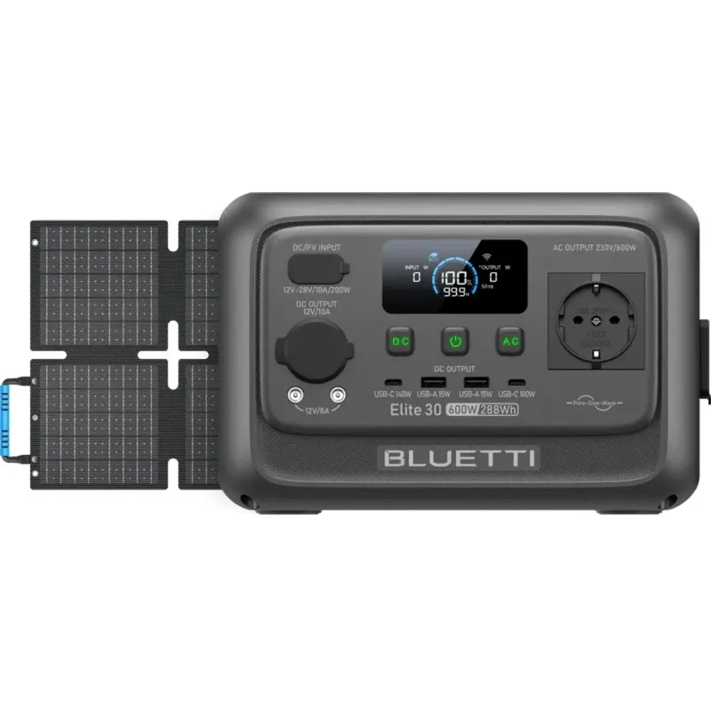 Зарядная станция BLUETTI Elite 30 V2 600W 288Wh (P-EL30V2-EU-GY-BL-010)