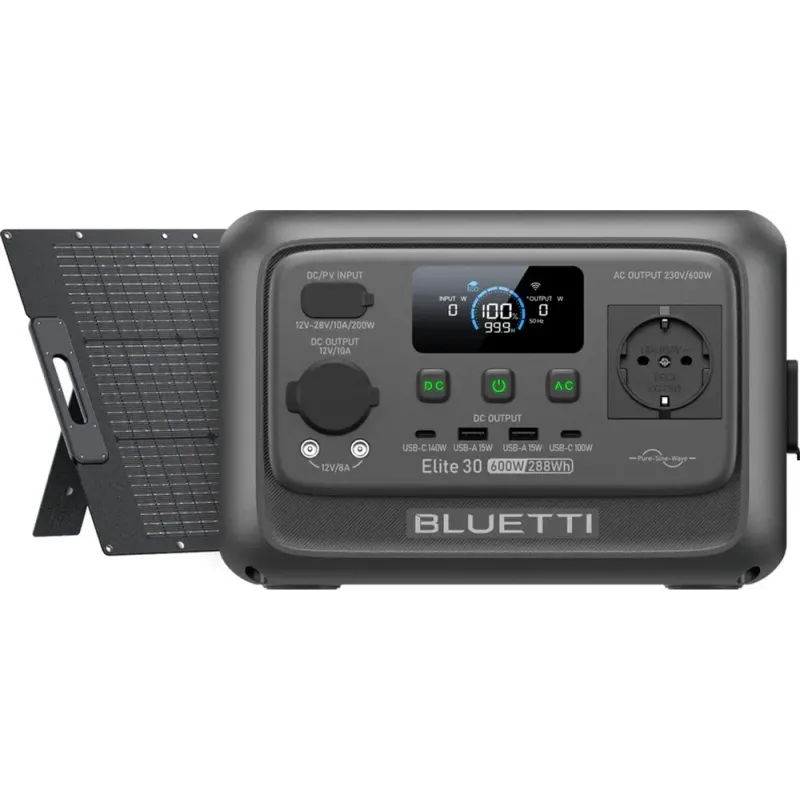 Зарядная станция BLUETTI Elite 30 V2 600W 288Wh (P-EL30V2-EU-GY-BL-010)