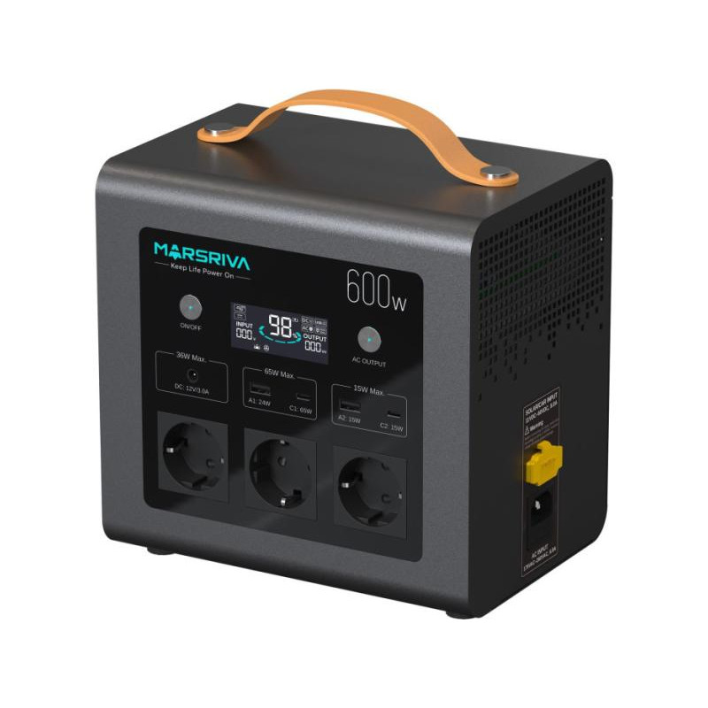 Зарядна станція Marsriva MP6 Plus 600W 512Wh (MP6Plus_MARSRIVA)