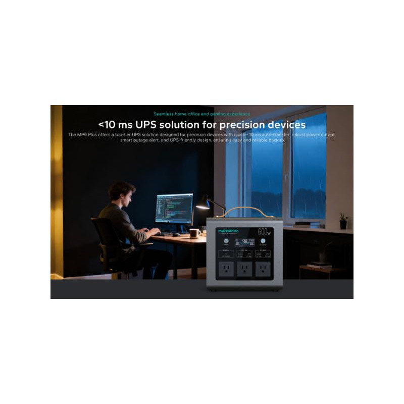 Зарядна станція Marsriva MP6 Plus 600W 512Wh (MP6Plus_MARSRIVA)