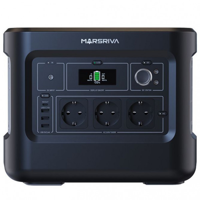 Зарядна станція Marsriva MP10 1000W 1176Wh (MP10V2_MARSRIVA)