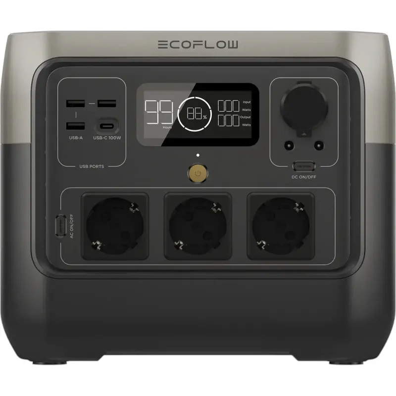 Зарядная станция EcoFlow RIVER 2 Pro (ZMR620-B-EU)