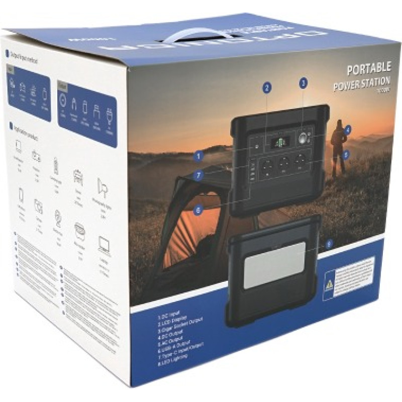 Зарядна станція Optonica 1000W, 1037Wh (PS-9420)