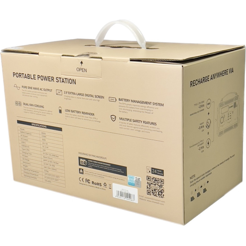 Choetech Portable Power Station 300W (BS002-V2)