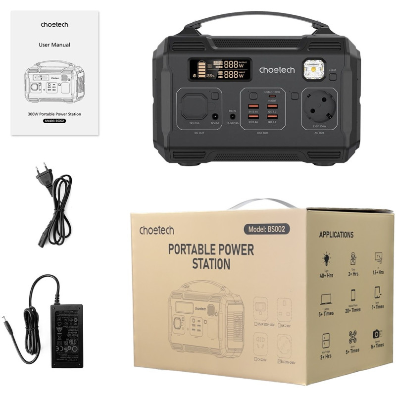 Choetech Portable Power Station 300W (BS002-V2)