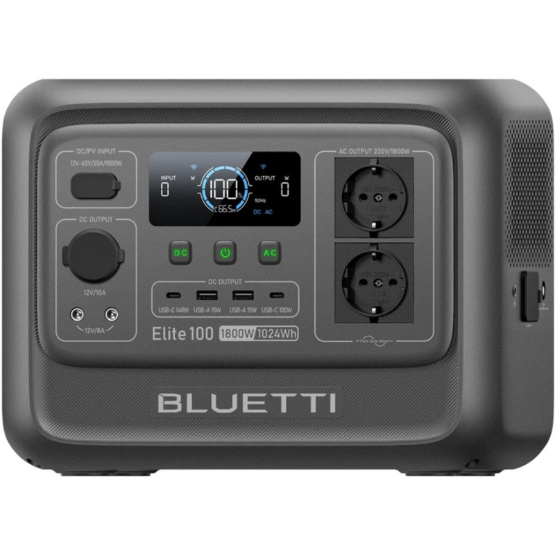 Зарядна станція BLUETTI Elite 100 V2 (P-EL100V2-EU-GY-BL-010)