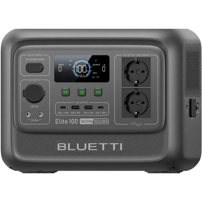 Зарядная станция BLUETTI Elite 100 V2 (P-EL100V2-EU-GY-BL-010)