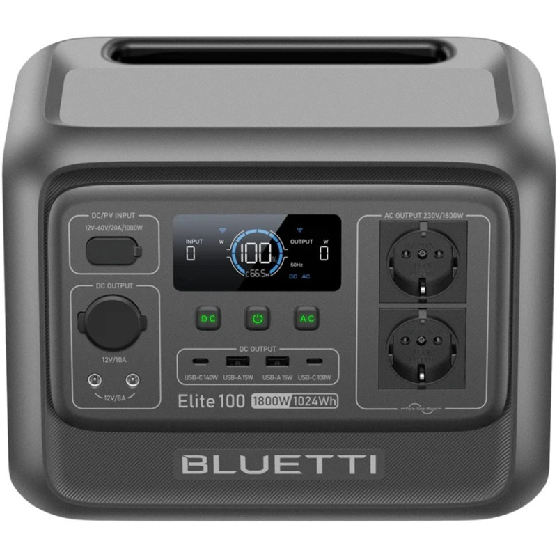 Зарядна станція BLUETTI Elite 100 V2 (P-EL100V2-EU-GY-BL-010)
