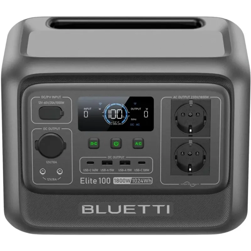Зарядная станция BLUETTI Elite 100 V2 (P-EL100V2-EU-GY-BL-010)