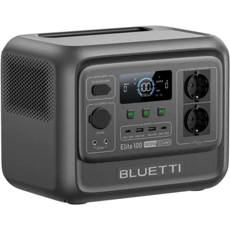 Зарядная станция BLUETTI Elite 100 V2 (P-EL100V2-EU-GY-BL-010)