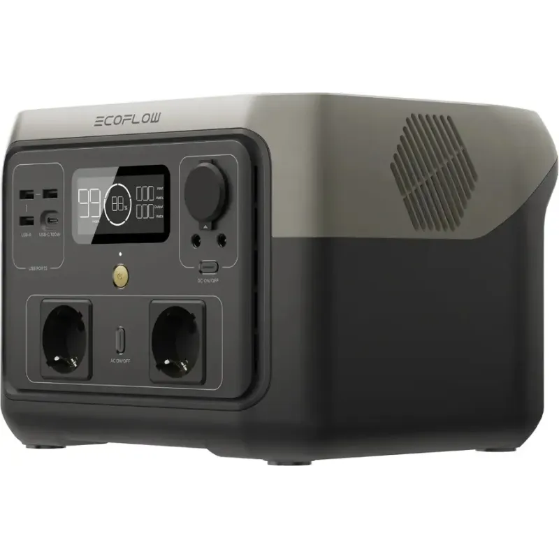 Зарядная станция EcoFlow RIVER 2 Max (ZMR610-B-EU)