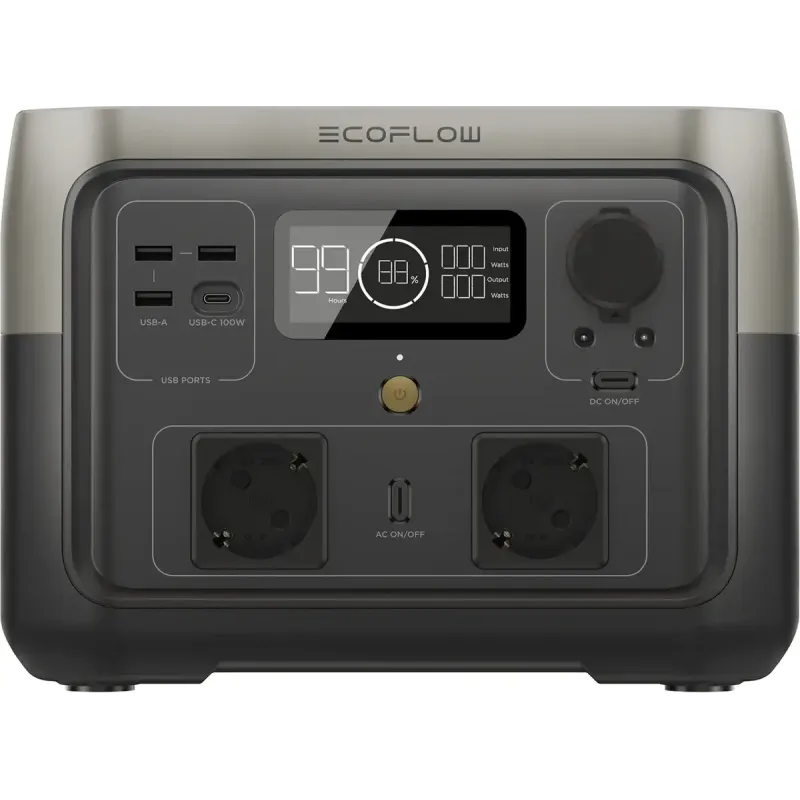 Зарядная станция EcoFlow RIVER 2 Max (ZMR610-B-EU)