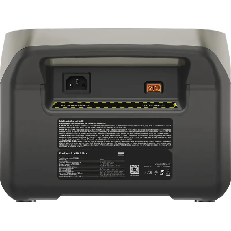 Зарядная станция EcoFlow RIVER 2 Max (ZMR610-B-EU)
