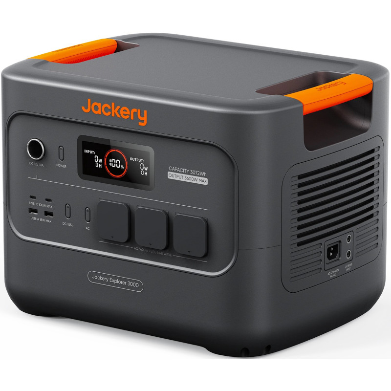 Зарядна станція Jackery Explorer 3000 v2 / 3600 Вт / 3072 Вт⋅год / LiFePO4 (21-0001-000312)