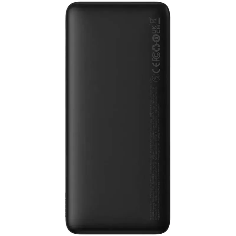 Портативное зарядное устройство (павербанк) Baseus Airpow Fast Charge 30000mAh 20W Black (PPQD090101)