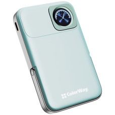 Портативний зарядний пристрій (павербанк) ColorWay 10000mAh 22.5W MagSafe Aquamarine (CW-PB100LPA2MT-WPDD)