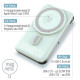 Портативний зарядний пристрій (павербанк) ColorWay 10000mAh 22.5W MagSafe Aquamarine (CW-PB100LPA2MT-WPDD)
