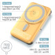 Портативний зарядний пристрій (павербанк) ColorWay 10000mAh 22.5W MagSafe Amber (CW-PB100LPA2Y-WPDD)