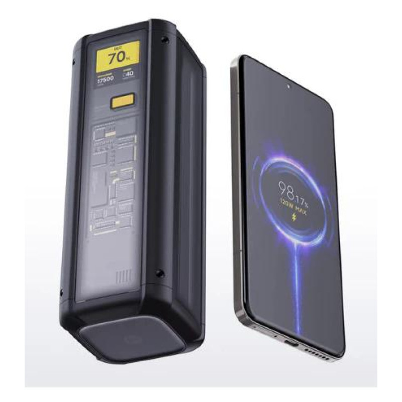 Портативное зарядное устройство (павербанк) Xiaomi HyperCharge 25000mAh 212W Black (BHR9970GL)