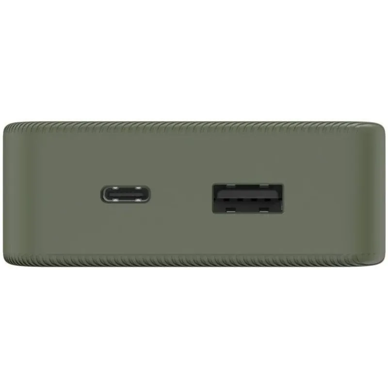 Портативное зарядное устройство (павербанк) Hama 20000mAh 15W Green (00201716)